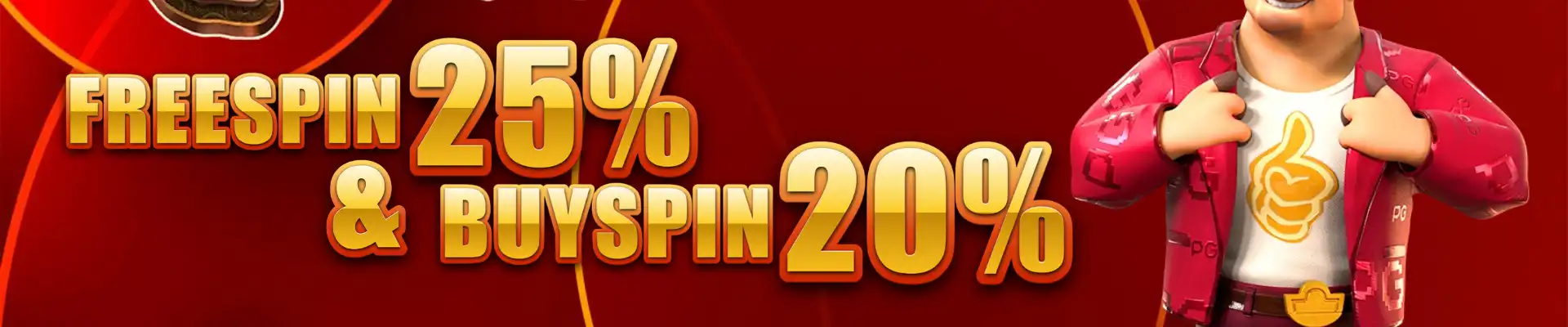 EVENT FREESPIN 25% BUYSPIN 20%